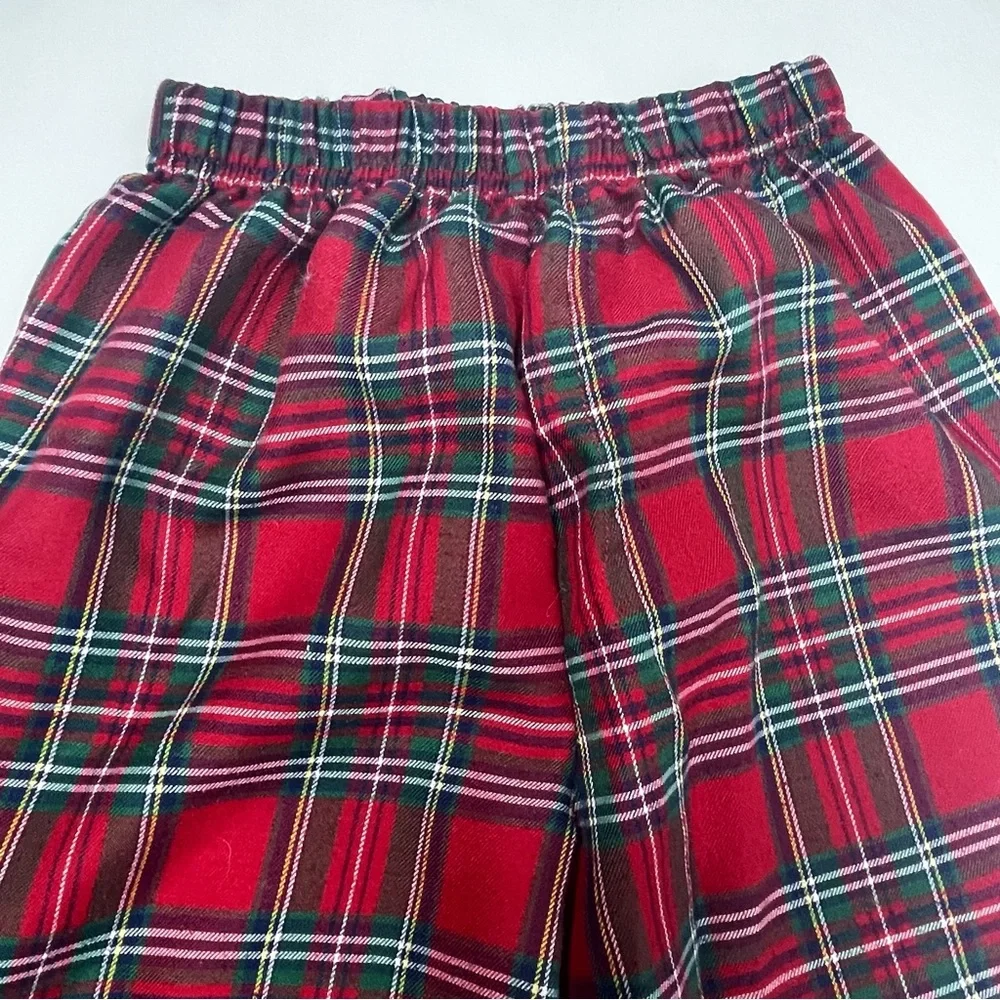 DISNEY Store Christmas Tartan Plaid Pajamas 5/6